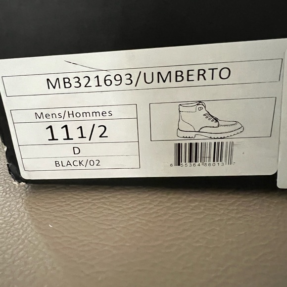 Men “Moretti“ new in box. Black suede chukka boots - Picture 6 of 7